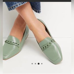 Sage green Size 11 wide fit loafers